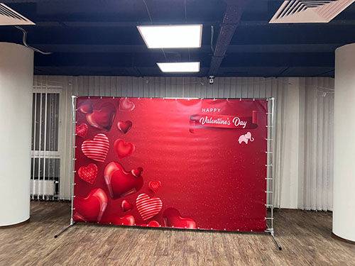 Фотозона на день влюбленных